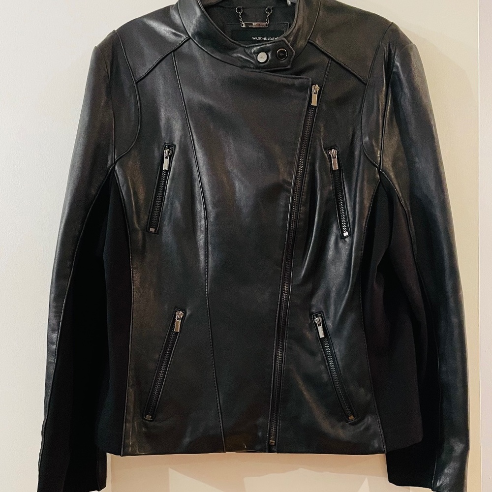 Wilson’s Leather Moto Jacket